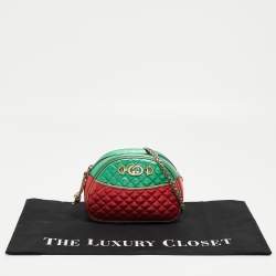 Gucci Multicolor Quilted Leather Mini Trapuntata Crossbody Bag