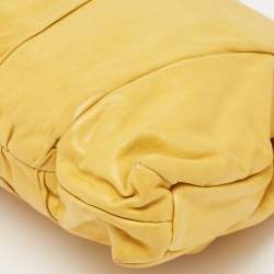Gucci Yellow Leather Hysteria Clutch
