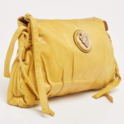 Gucci Yellow Leather Hysteria Clutch