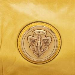 Gucci Yellow Leather Hysteria Clutch