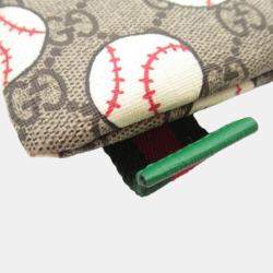 Pre Owned Gucci Beige GG Supreme Canvas Baseball Backpack