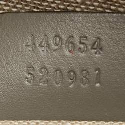 Pre Owned Gucci Grey Microguccissima Leather Mini Nice Dome Bag