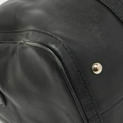 Pre Owned Gucci Black Guccissima Leather Medium Joy Boston Bag