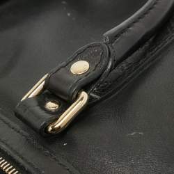 Pre Owned Gucci Black Guccissima Leather Medium Joy Boston Bag
