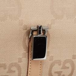 Pre Owned Gucci Beige GG Canvas Jackie Tote