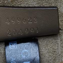 Pre Owned Gucci Beige GG Supreme Canvas and Suede Small Rectangular Dionysus Shoulder Bag