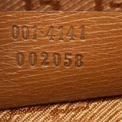 Pre Owned Gucci Beige Leather Vintage Shoulder Bag