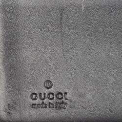 Gucci Black GG Supreme Canvas New Web Continental Wallet