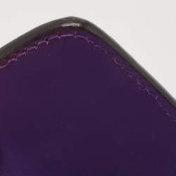 Pre Owned Gucci Purple Guccissima Leather Small Padlock Shoulder Bag