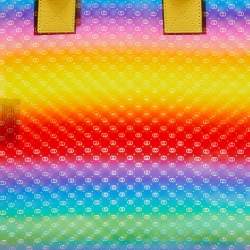Gucci Multicolor Diamante Vinyl and Leather Tote