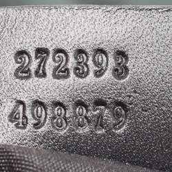 Pre Owned Gucci Green/Black GG Canvas and Leather Abbey Hobo