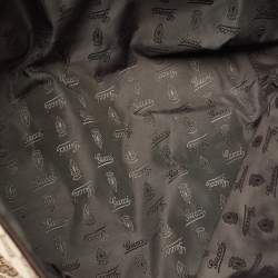 Gucci Beige/Brown GG Canvas and Patent Leather Jolie Web Charms Tote