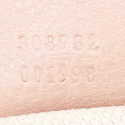 Gucci Rose Poudre Leather Medium Soho Chain Tote
