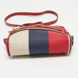 Pre Owned Gucci Multicolor Canvas and Leather Mini Ophidia Crossbody Bag