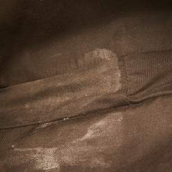 Pre Owned Gucci Dusty Pink/Gold GG Lurex Fabric and Leather Tote