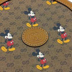 Gucci Beige/Brown GG Canvas Disney Shoulder Bag