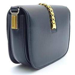 Gucci Black Leather Sylvie 1969 Mini Shoulder Bag