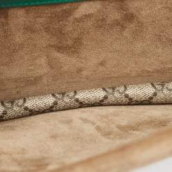 Gucci Beige GG Supreme Canvas and Suede Medium Dubai Exclusive Dionysus Embellished Shoulder Bag