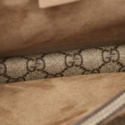 Gucci Beige GG Supreme Canvas and Suede Medium Dubai Exclusive Dionysus Embellished Shoulder Bag