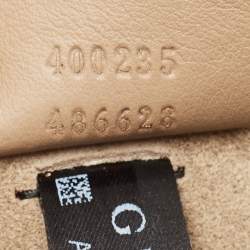 Gucci Beige GG Supreme Canvas and Suede Medium Dubai Exclusive Dionysus Embellished Shoulder Bag