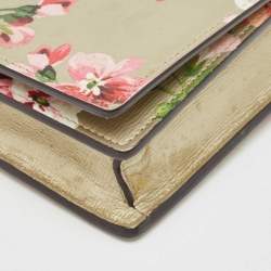 Gucci Multicolor GG Blooms Leather Flap Wallet on Chain 