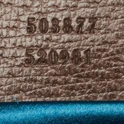 Pre Owned Gucci Brown/Beige GG Supreme Canvas Small Ophidia Shoulder Bag