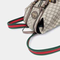 Pre Owned Gucci Neo Vintage Soft Supreme Backpack (473869)