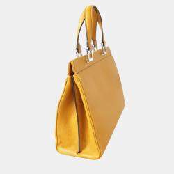 Gucci Yellow Leather Medium Zumi Tote Bag