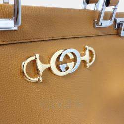 Gucci Yellow Leather Medium Zumi Tote Bag