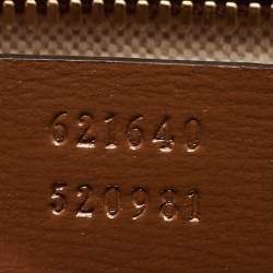 Pre Owned Gucci Brown/Beige GG Supreme Canvas and Leather Horsebit 1955 Duffel Bag