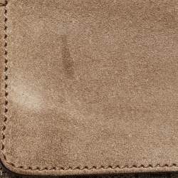 Pre Owned Gucci Beige GG Supreme Canvas and Suede Small Dionysus Shoulder Bag