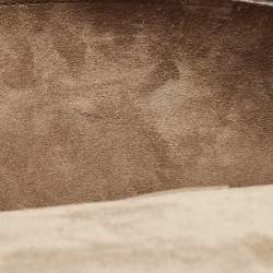 Pre Owned Gucci Beige GG Supreme Canvas and Suede Small Dionysus Shoulder Bag