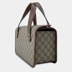 Gucci Small GG Supreme Horsebit 1955 Top Handle