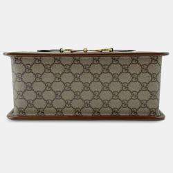 Gucci Small GG Supreme Horsebit 1955 Top Handle