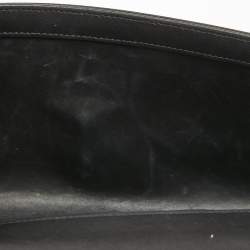 Pre Owned Gucci Black Satin GG Broadway Crystals Clutch