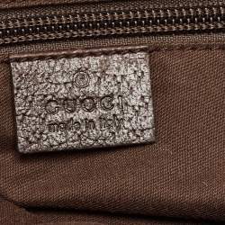 مملوكة مسبقًا Gucci Brown/Beige GG Canvas and Leather Sherry Line Tote