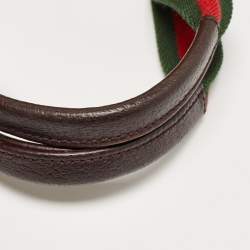 مملوكة مسبقًا Gucci Brown/Beige GG Canvas and Leather Sherry Line Tote