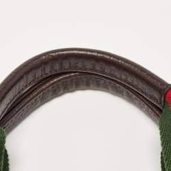 مملوكة مسبقًا Gucci Brown/Beige GG Canvas and Leather Sherry Line Tote