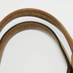 مملوكة مسبقًا Gucci Black/Gold Leather and Suede Tassel Race Bag