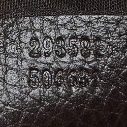 Gucci Brown GG Canvas and Leather Hobo