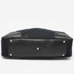 Pre Owned حقيبة يد  غوتشي برينسي قماش وجلد جي جي بني/ذهبي