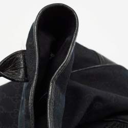 Pre Owned حقيبة يد غوتشي برينس ي قماش وجلد جي جي بني/ذهبي