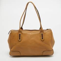 مملوكة مسبقًا Gucci Beige Leather Princy Shopper Tote