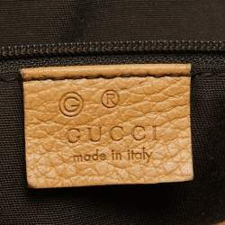 مملوكة مسبقًا Gucci Beige Leather Princy Shopper Tote