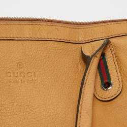 مملوكة مسبقًا Gucci Beige Leather Princy Shopper Tote