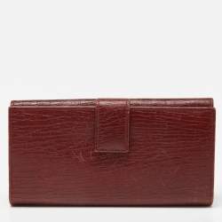 Gucci Brick Leather Soho Studded Continental Wallet