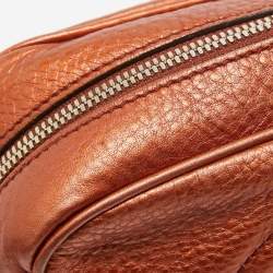 Pre Owned Gucci Copper Brown Leather Small Soho Disco Crossbody Bag