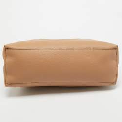 Pre Owned Gucci Tan Leather Medium Soho Chain Shoulder Bag