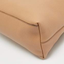 Pre Owned Gucci Tan Leather Medium Soho Chain Shoulder Bag
