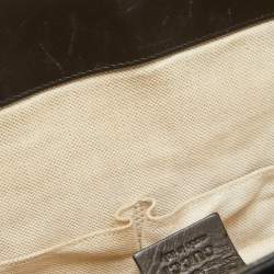 Pre Owned Gucci Brown/Beige GG Canvas and Leather Large Emily Shoulder Bag